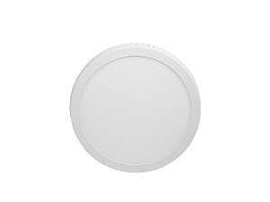 Painel Led 12 W Lux redondo sobrepor 6500K