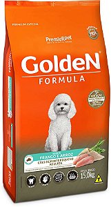 Ração Golden Fórmula Mini Bits Para Cães Adultos Pequeno Porte Carne e Arroz 15Kg