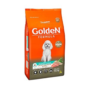 Ração Golden Fórmula Mini Bits para Cães Adultos de Pequeno Porte Frango e Arroz 10,1Kg