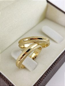 ALIANÇAS EM OURO 18K  CÔNCAVO