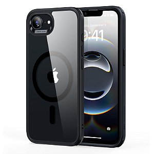 Capa Capinha ESR Classic MagSafe Para iPhone 16e Preto-Clear
