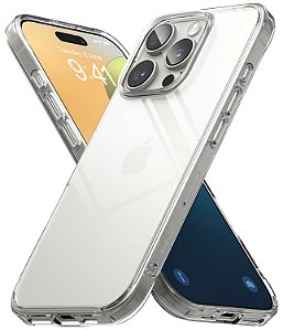 Capa Capinha Para iPhone 16 Pro (6.3) Ringke Fusion - Clear