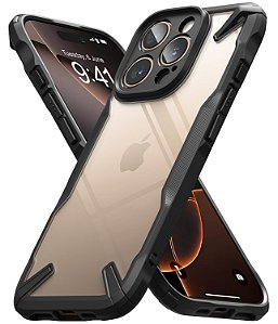 Capa Capinha Para iPhone 16 Pro Max Ringke Fusion-X - Preto