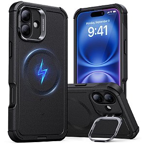 Capa Para iPhone 16 (6.1) ESR Cyber Magsafe Suporte - Preto