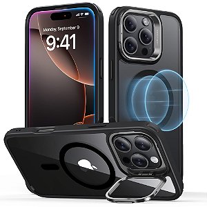 Capa Para iPhone 16 Pro Max ESR MagSafe Suporte -Preto-Fosco