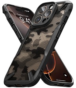 Capa Para iPhone 16 Pro Max Ringke Fusion-X - Camuflada