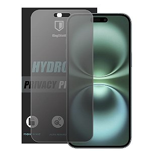 Película Para iPhone 16 Plus (6.7) Kingshield Hydrogel - Privacidade