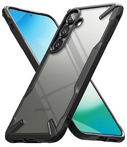Capa Capinha Ringke Fusion-X Para Galaxy S25 Plus - Preto