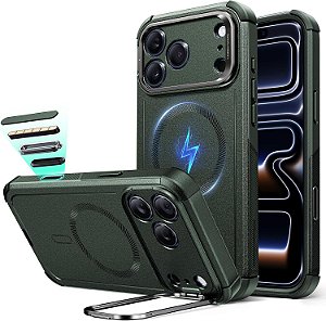 Capa ESR Cyber MagSafe Suporte Para iPhone 17 Pro Max - Verde
