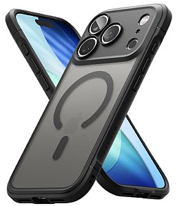 Capa Ringke Fusion Bold MagSafe Para iPhone 17 Pro Max - Preto