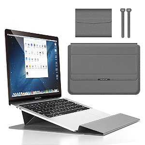 Capa KingShield EcoStyle para Notebook, MacBook, 13/14, Cinza