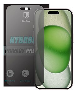 Película iPhone 15 Pro Max (6.7) Kingshield Hydrogel - Privacidade