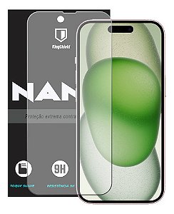 Película iPhone 15 (6.1) Kingshield Nano Vidro - Clear