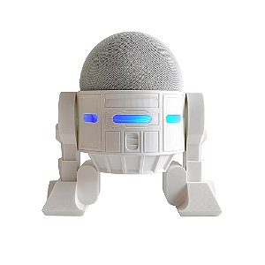 Suporte Base para Amazon Echo Dot 4ª e 5ª, Droid, Branco