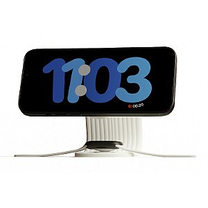 Suporte de Carregador para iPhone e Apple Watch, Mag, Branco