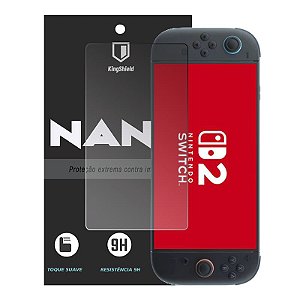 Película Para Nintendo Switch 2 Kingshield Nano Vidro -Clear