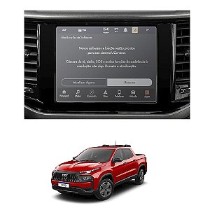 Película Multimídia Fiat Toro 2022 a 2026 8.4Pol Nano Vidro