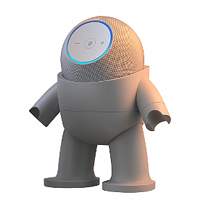 Suporte Base para Alexa Echo Dot Max Bot Plus One - Branco