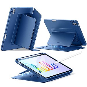 Capa ESR para iPad (A16) 11ª/10ª (2025/2022) Suporte 360 Hydrid-Azul