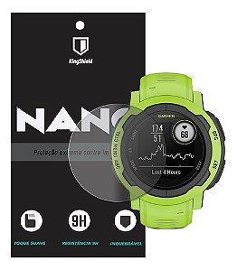 Película Garmin Instinct 2 (45mm) Kingshield Nano Vidro (2xUnids)