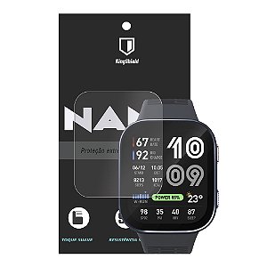 Película Para Amazfit Bip Max Kingshield Nano Vidro - Clear