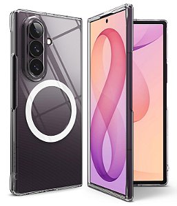 Capa Capinha Ringke Slim Magsafe Para Galaxy Z Fold 8 Ultra - Clear