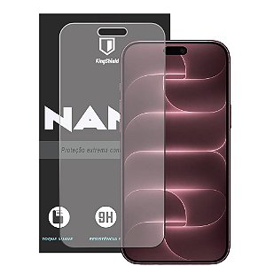 Película Para iPhone 18 Pro (6.3) KingShield Nano Vidro - Fosca