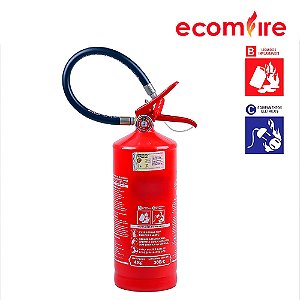 Extintor de pó quimico 4 kg 20BC