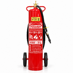 Extintor Sobre Rodas de Pó Químico BC 20 kg 40-B:C