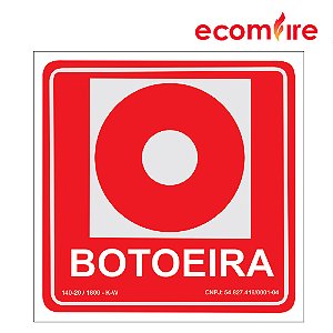 Placa De Sinalização - Botoeira - EB1