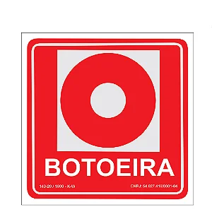 Placa De Sinalização - Botoeira - EB1