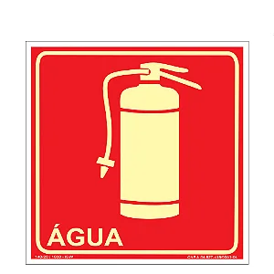 Placa De Sinalização - Extintor Agua - E5