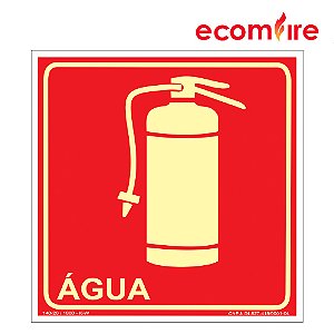 Placa De Sinalização - Extintor Agua - E5