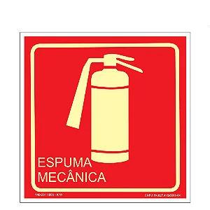 Placa De Sinalização - Extintor Espuma Mecânica - E5