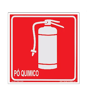 Placa De Sinalização - Pó Quimico - E5