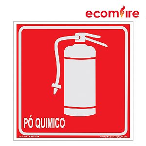 Placa De Sinalização - Pó Quimico - E5