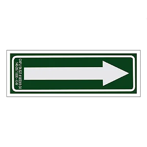 Placa De Sinalização - Rodapé C1