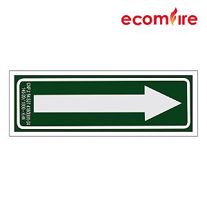 Placa De Sinalização - Rodapé C1