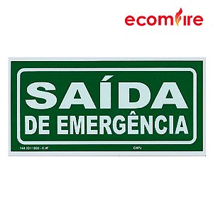 Saída de Emergência S12