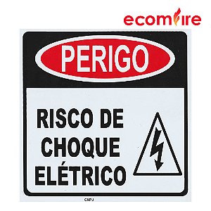 Perigo Risco de Choque Elétrico