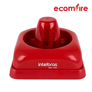 Sirene Convencional Audio Visual Intelbras SAV420C