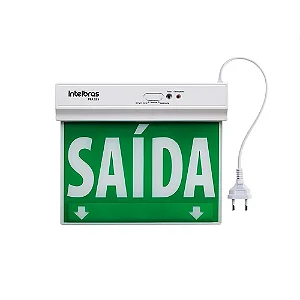 Luminária de Balizamento Placa de Sinalização Intelbras PSA225 - Dupla Face