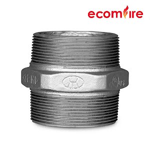 Niple Duplo Galvanizado - 2 1/2" - Dúctil - UL-FM