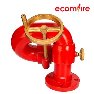 Canhão Monitor Fixo Flangeado 2.1/2″ com Rosca 2.1/2″ 7.1/2NH