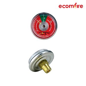 Manômetro Indicador de Pressão 1.0 MPA Base Aço Inox