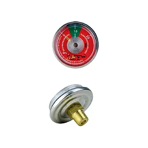 Manômetro Indicador de Pressão 1.0 MPA Base Aço Inox
