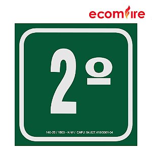 Placa de Sinalização - 2º Andar