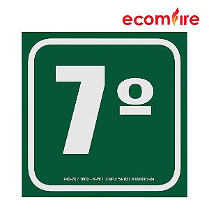 Placa de Sinalização - 7º Andar