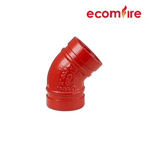 Cotovelo (Joelho) Ranhurado 45°