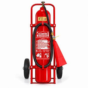 Extintor Sobre Rodas CO2 25 kg de Gás Carbônico 10-B:C